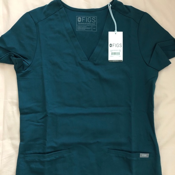 XXS Figs Caribbean Blue Scrub Set BNWT - Picture 2 of 5